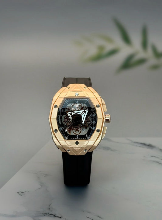 Black RoseGold Watch