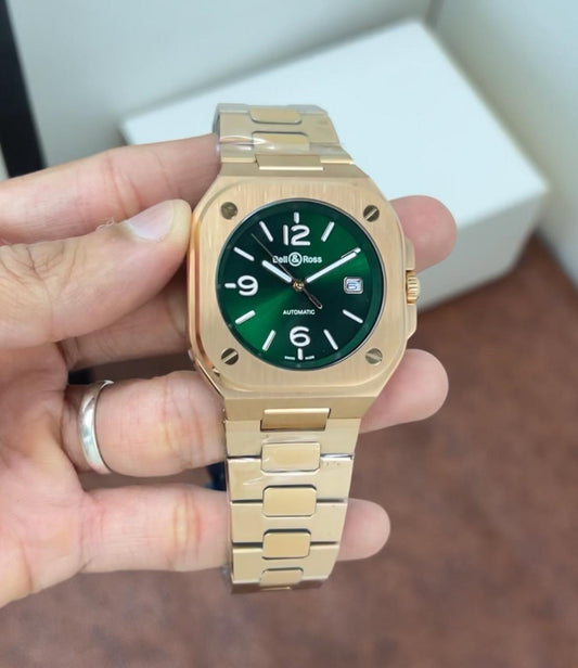 Rose Gold Green Ultra Premium Watch