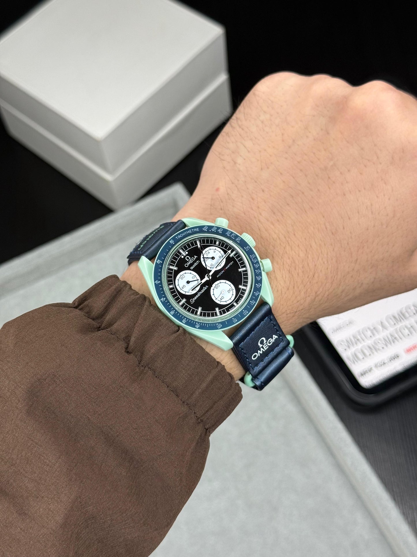 Blue Leather Watch