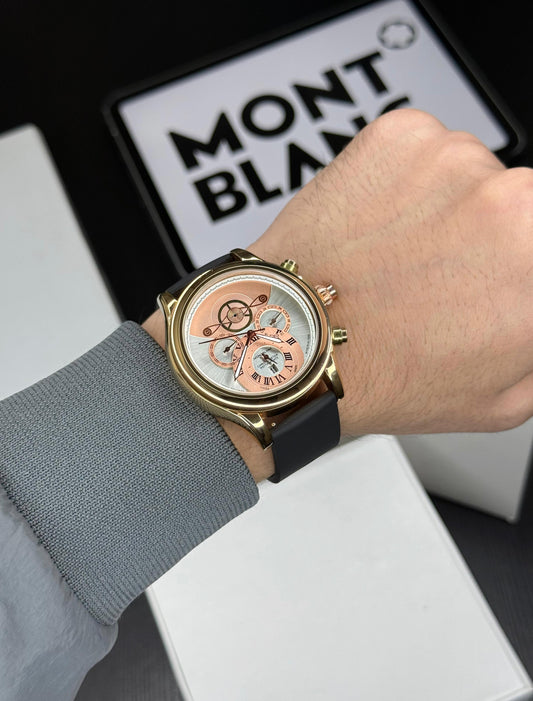 Black Gold Fiber Watch