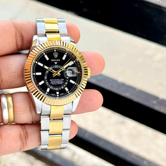 Silver Gold Black Watch