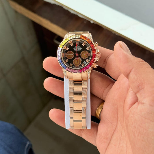 Rose Gold Black Rainbow Edition