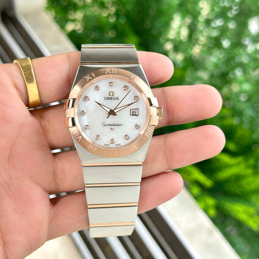 Silver Rose Gold White Classic