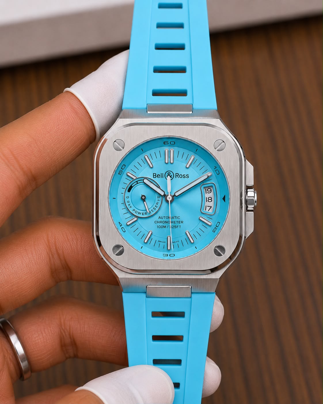 Blue Silver Ultra Premium Automatic Watch