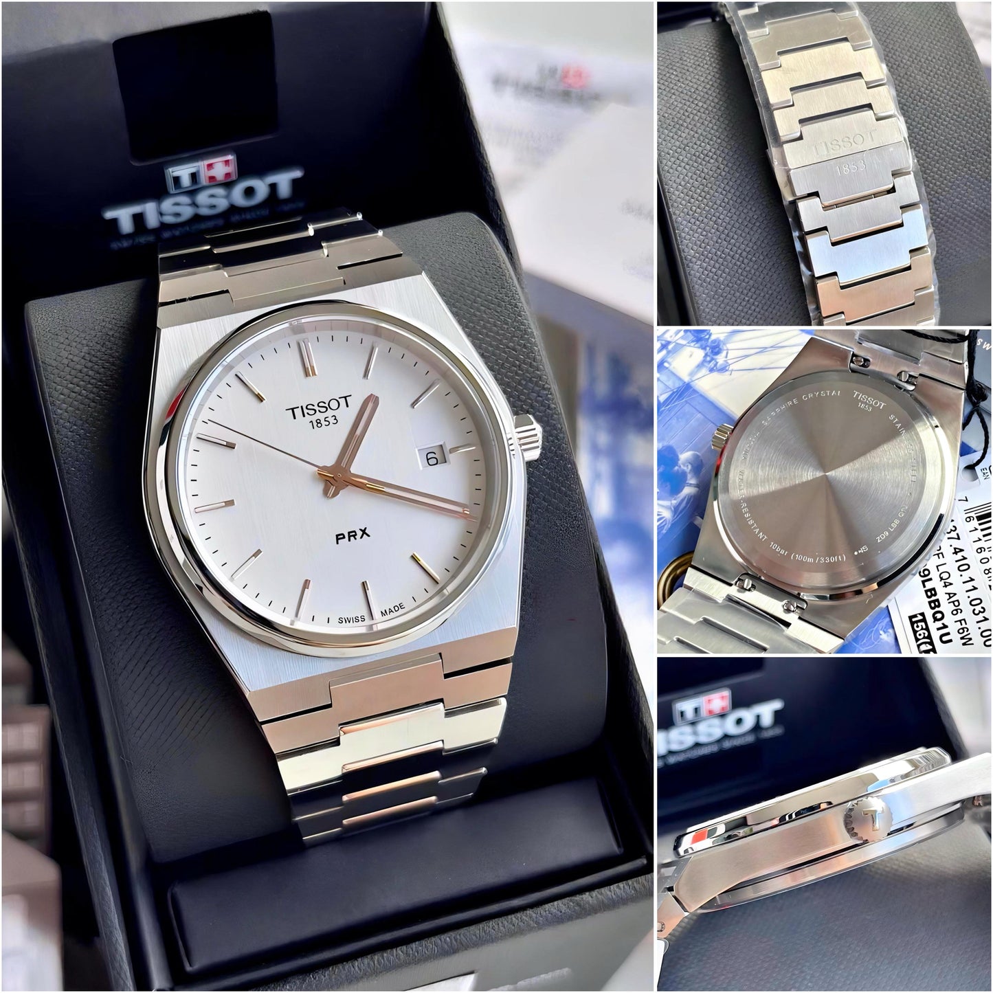 Silver White Classic Watch