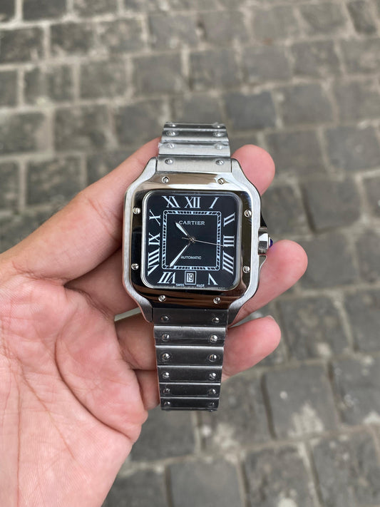 Silver Black Ultra Premium Automatic Watch