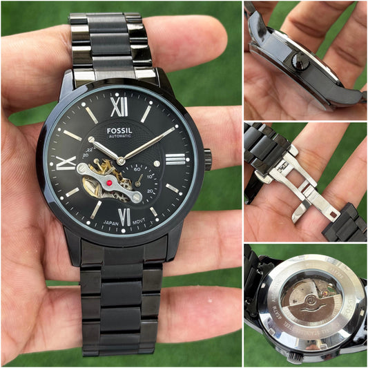 All Black Automatic Watch