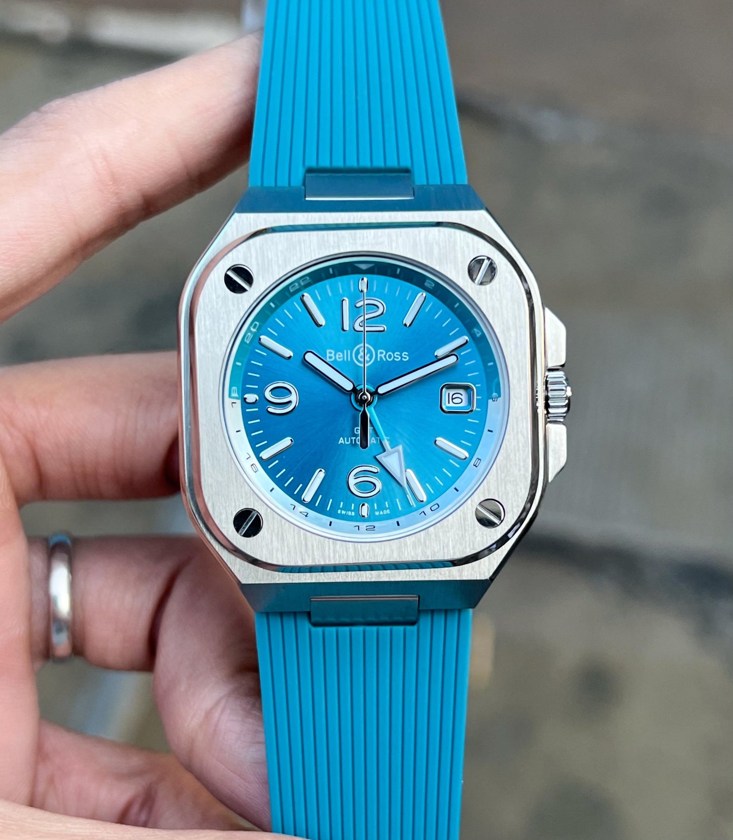 Blue Silver Ultra Premium Automatic Watch