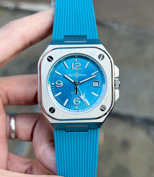 Blue Silver Ultra Premium Automatic Watch