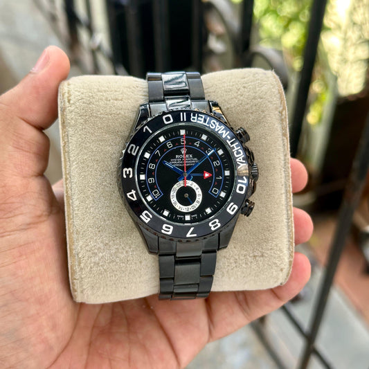 All Black Chronograph Automatic Watch