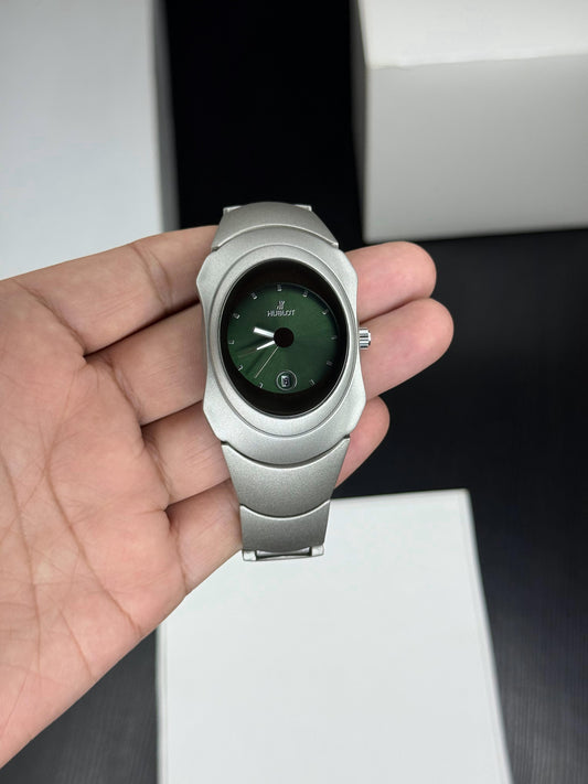 Grey Black Classic Watch