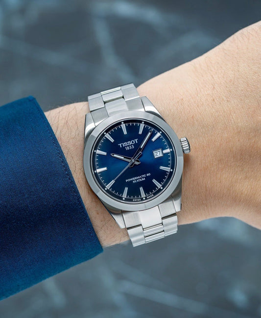Silver Blue Classic Ultra Premium Watch