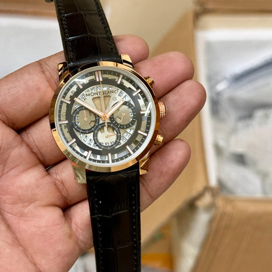 Black Grey Chronograph Watch