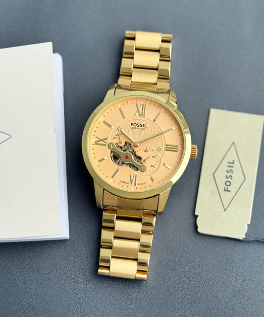 All Gold Automatic Watch