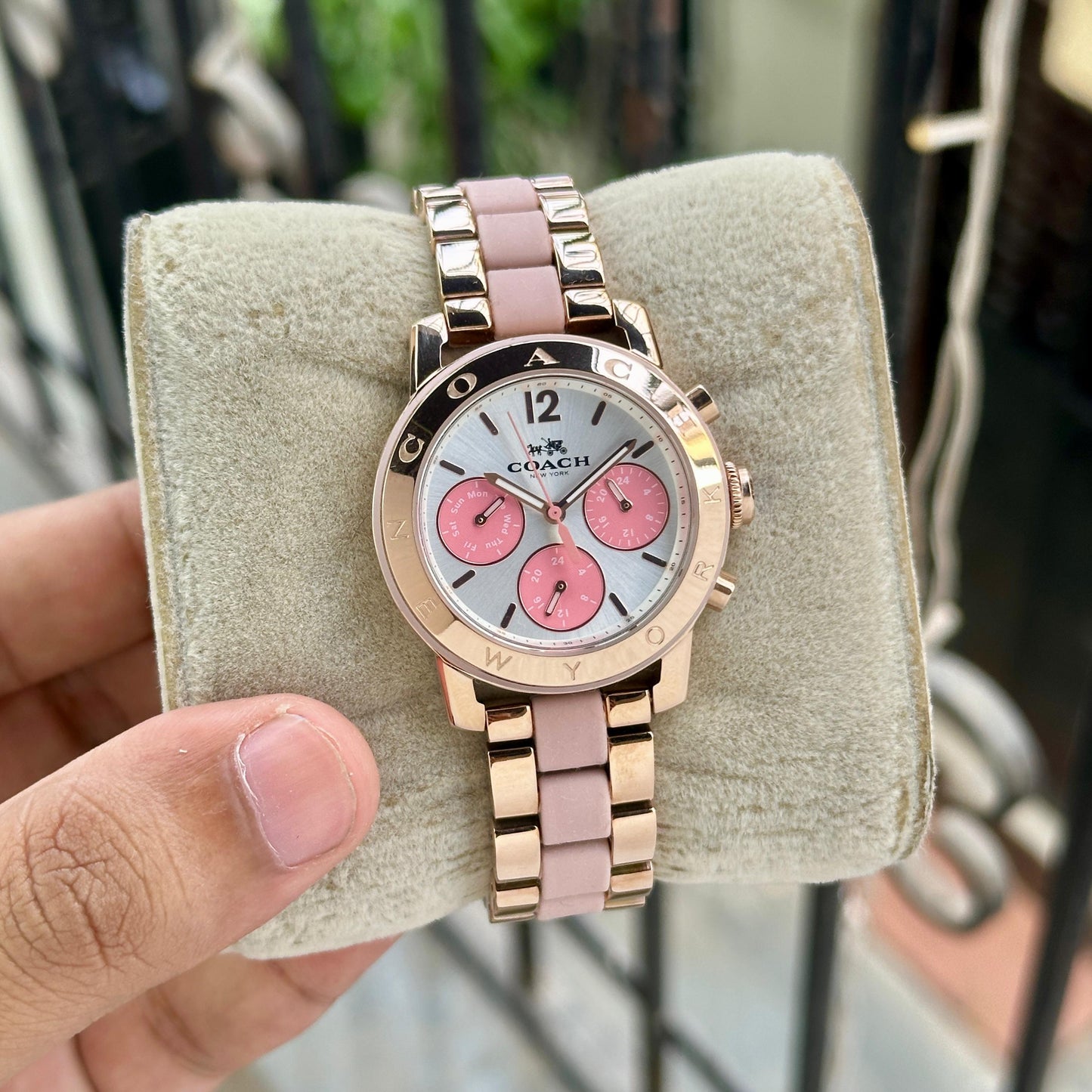Rose Gold Pink Watch