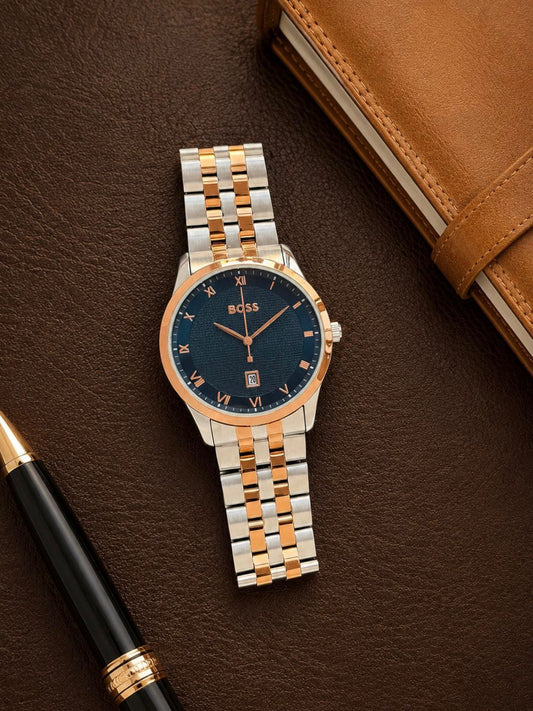 Silver Rose Gold Blue Classic