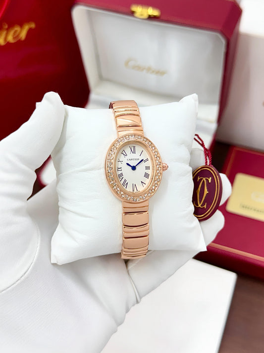 Rose Gold White Women's Watch