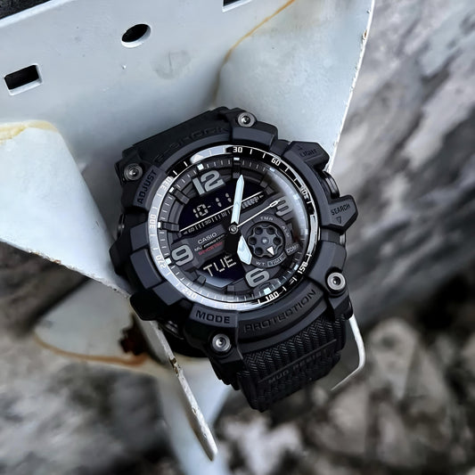 All Black Digital & Analog Watch