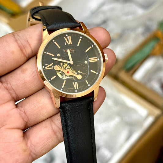 Black Gold Automatic Watch