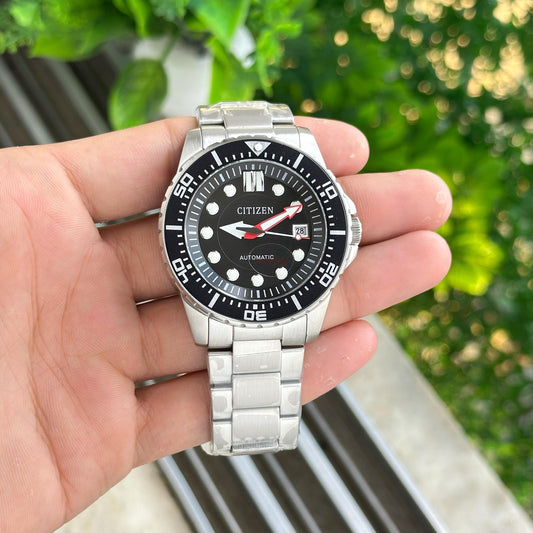 Silver Black Automatic Ultra Premium Watch
