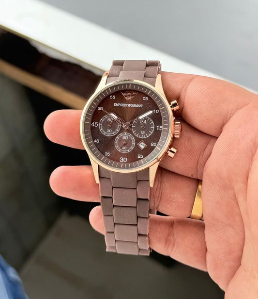 Full Brown Fibre Watch