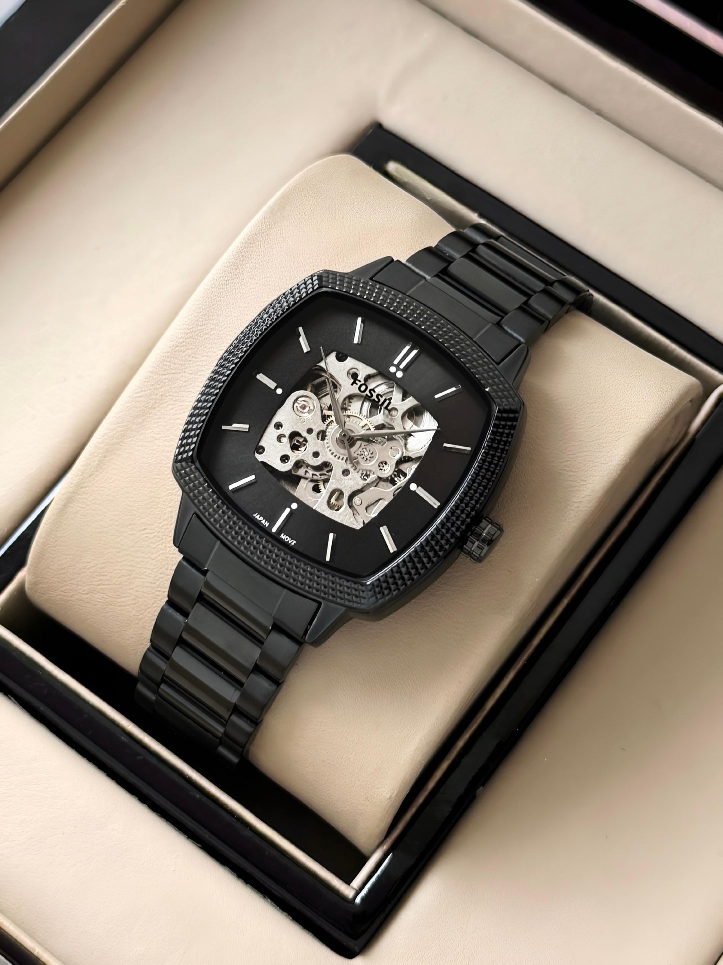 Full Black Automatic Watch