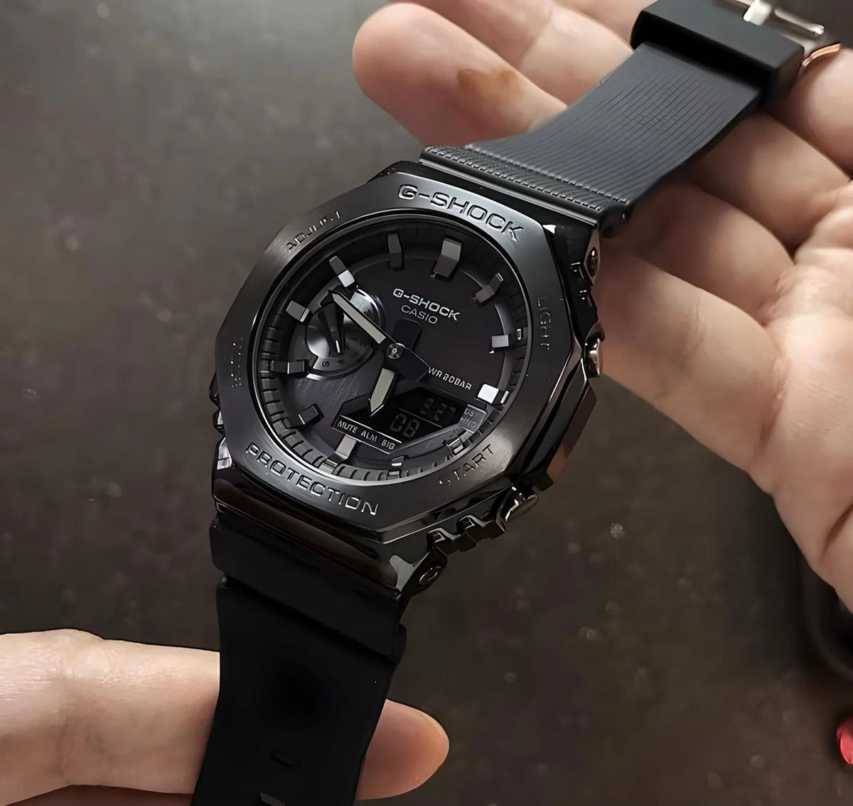 All Black Digital Analog Watch (Original Quality)