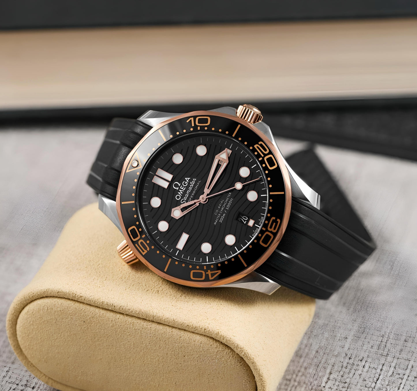 Black Rose Gold Automatic Watch