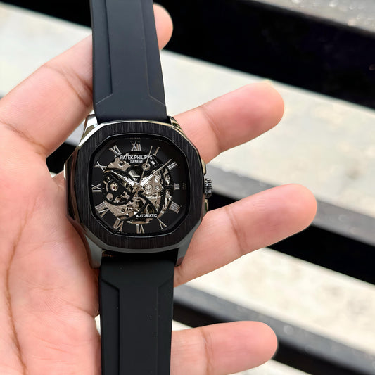 All Black Automatic Watch