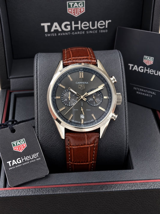 Brown Grey Chronograph Ultra Premium Watch