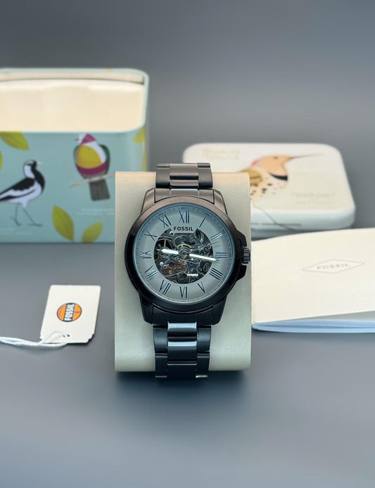 Black Grey Automatic Watch