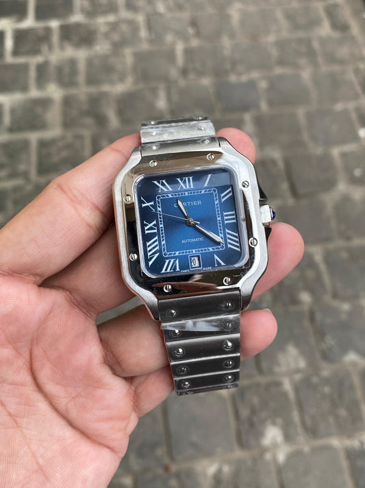 Silver Blue Ultra Premium Automatic Watch