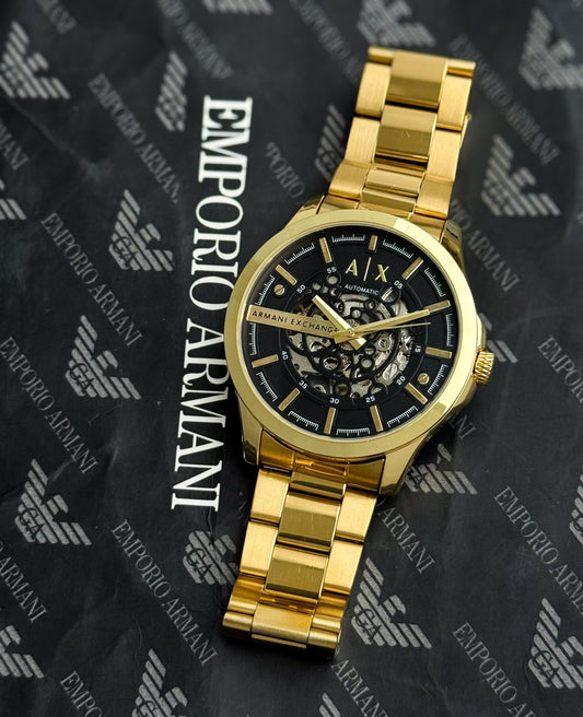 Black Gold Automatic Watch