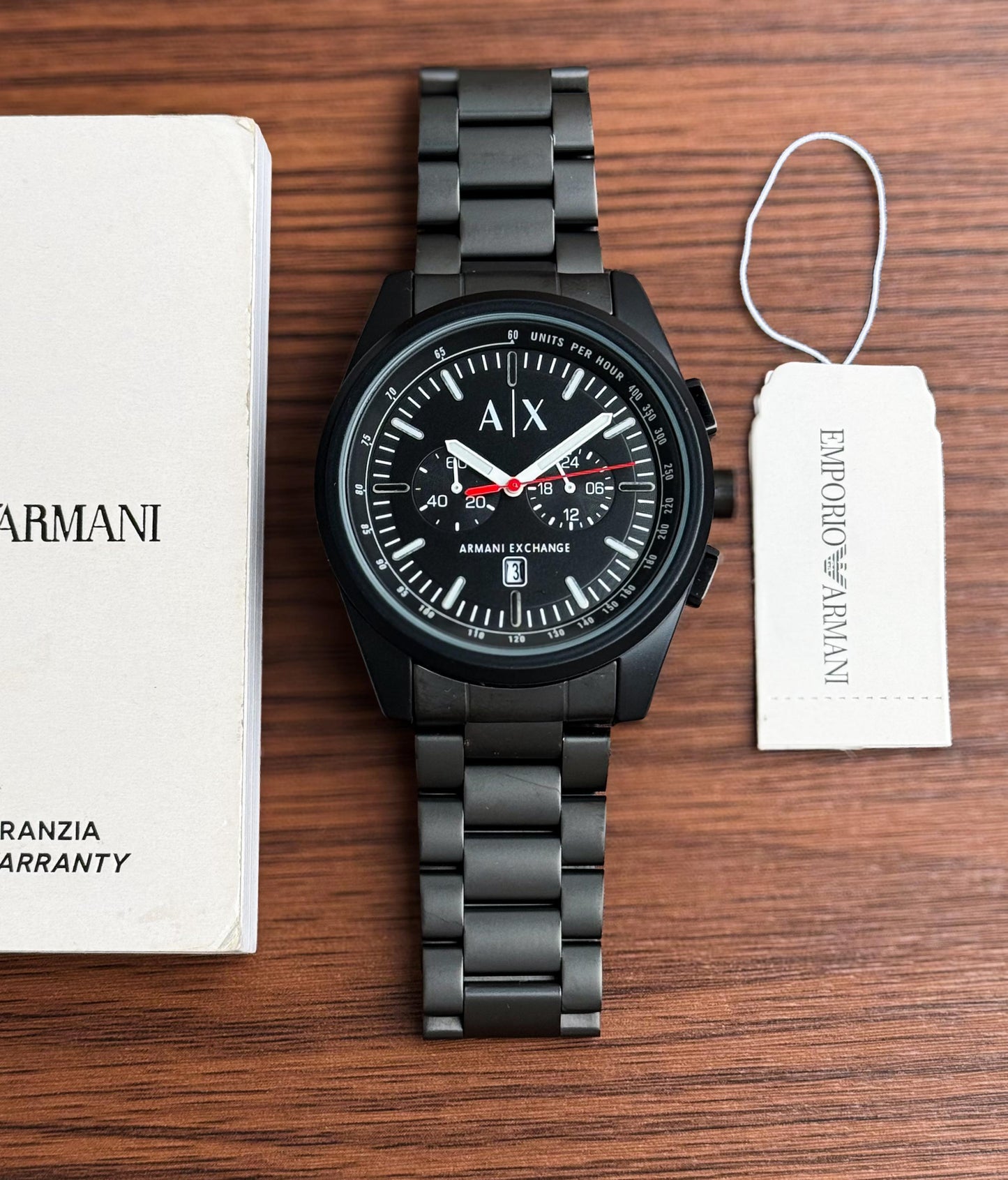 All Black Chronograph Watch