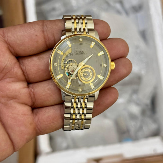Gold Grey Automatic Watch