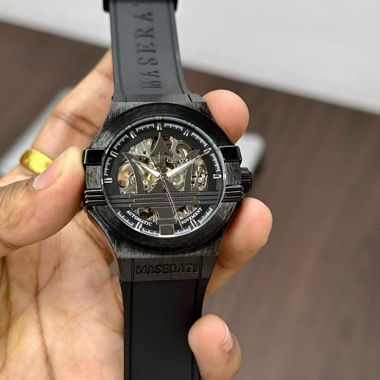 All Black Automatic Watch