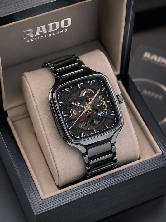 All Black Ceramic Automatic Watch