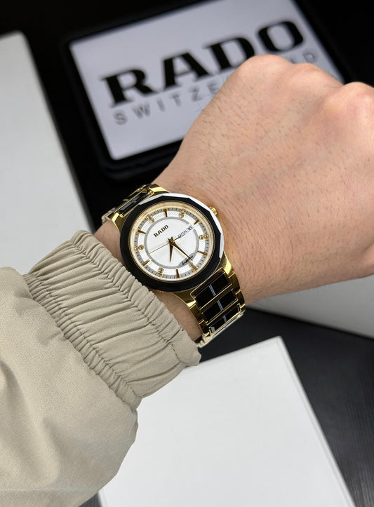Black White Ceramic Watch