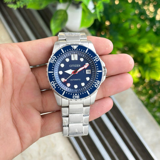 Silver Blue Automatic Ultra Premium Watch