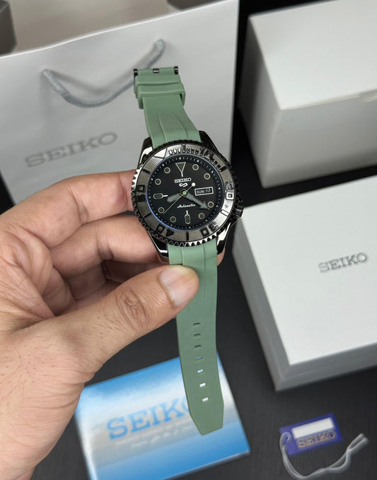 Green Black Automatic Watch