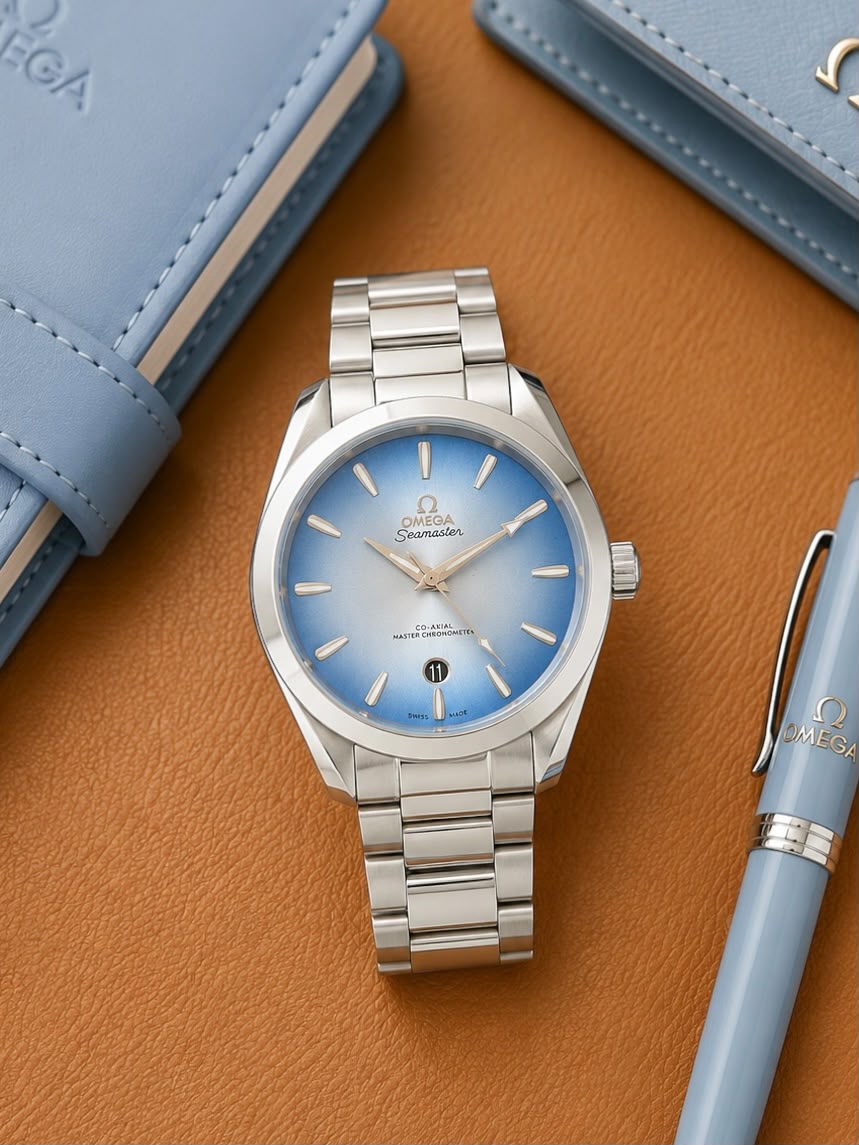 Silver Blue Automatic Premium Watch