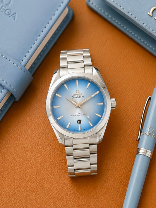 Silver Blue Automatic Premium Watch
