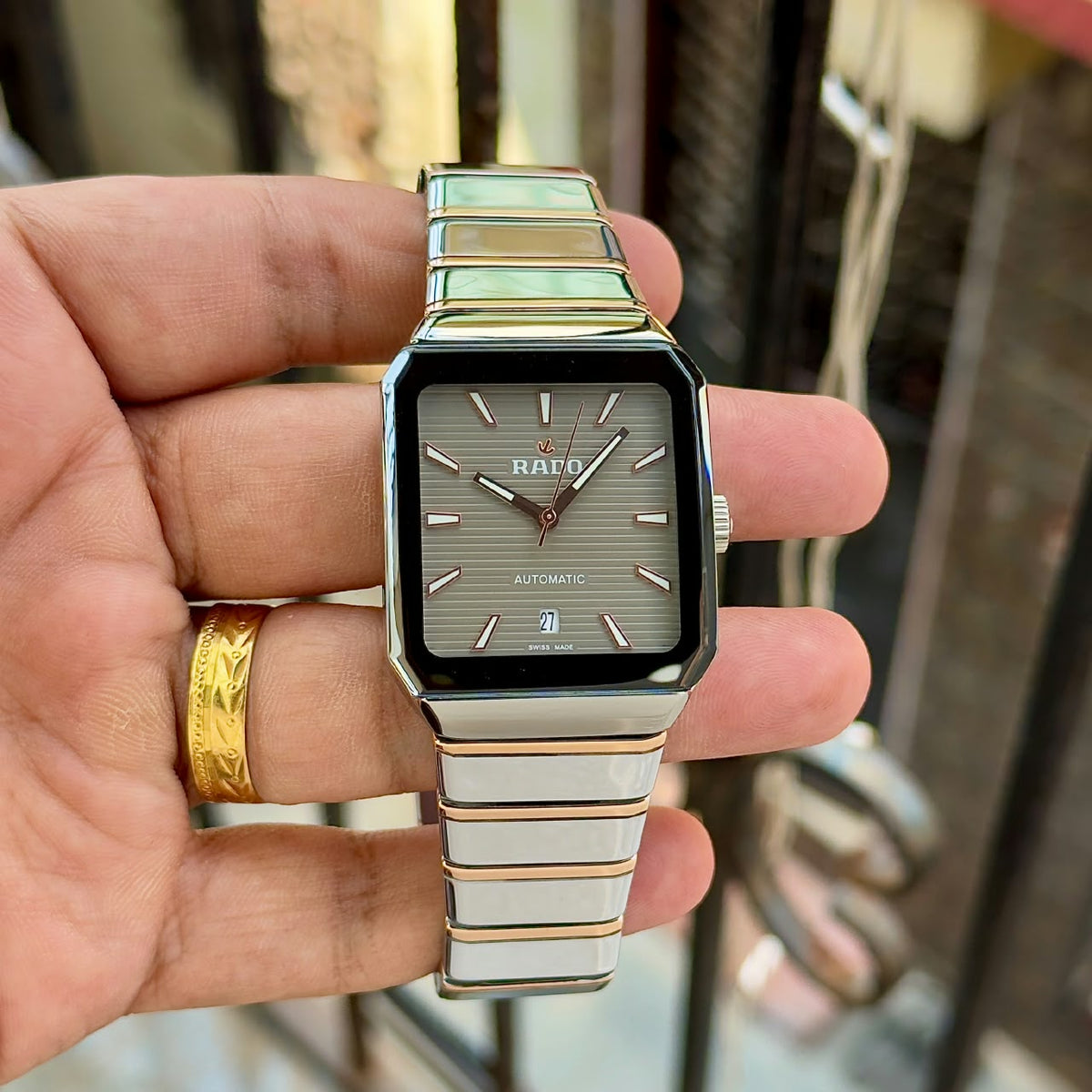 Silver Black Grey Ultra Premium Automatic Watch