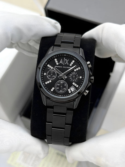 All Black Women's Watch