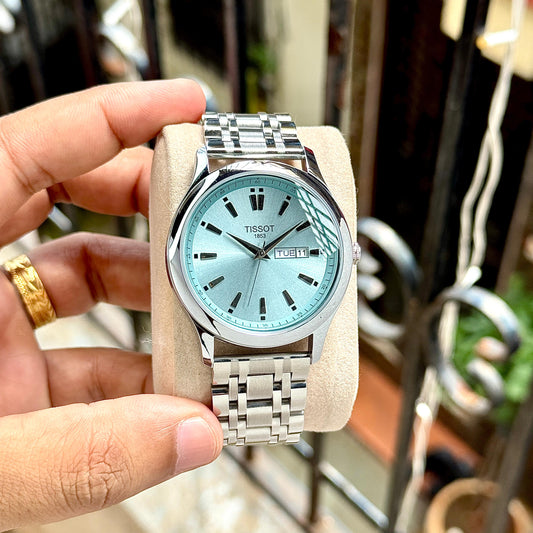 Silver Blue Day Date