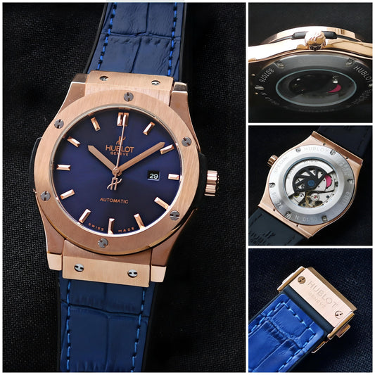 Blue RoseGold Ultra Premium Automatic Watch