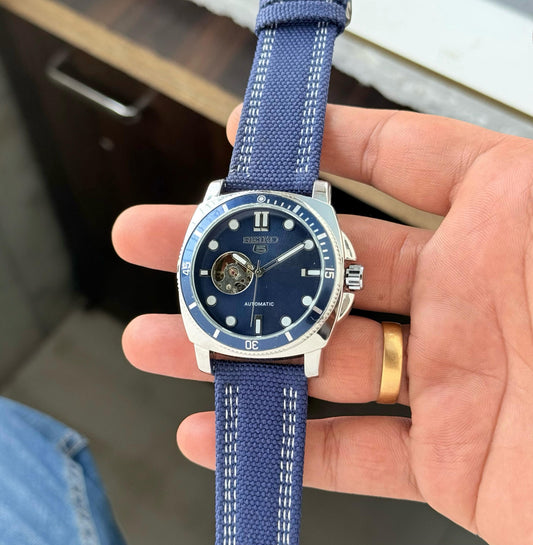 Blue Automatic Watch
