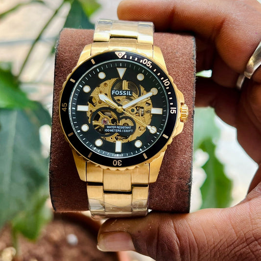 Gold Black Automatic Ultra Premium Watch