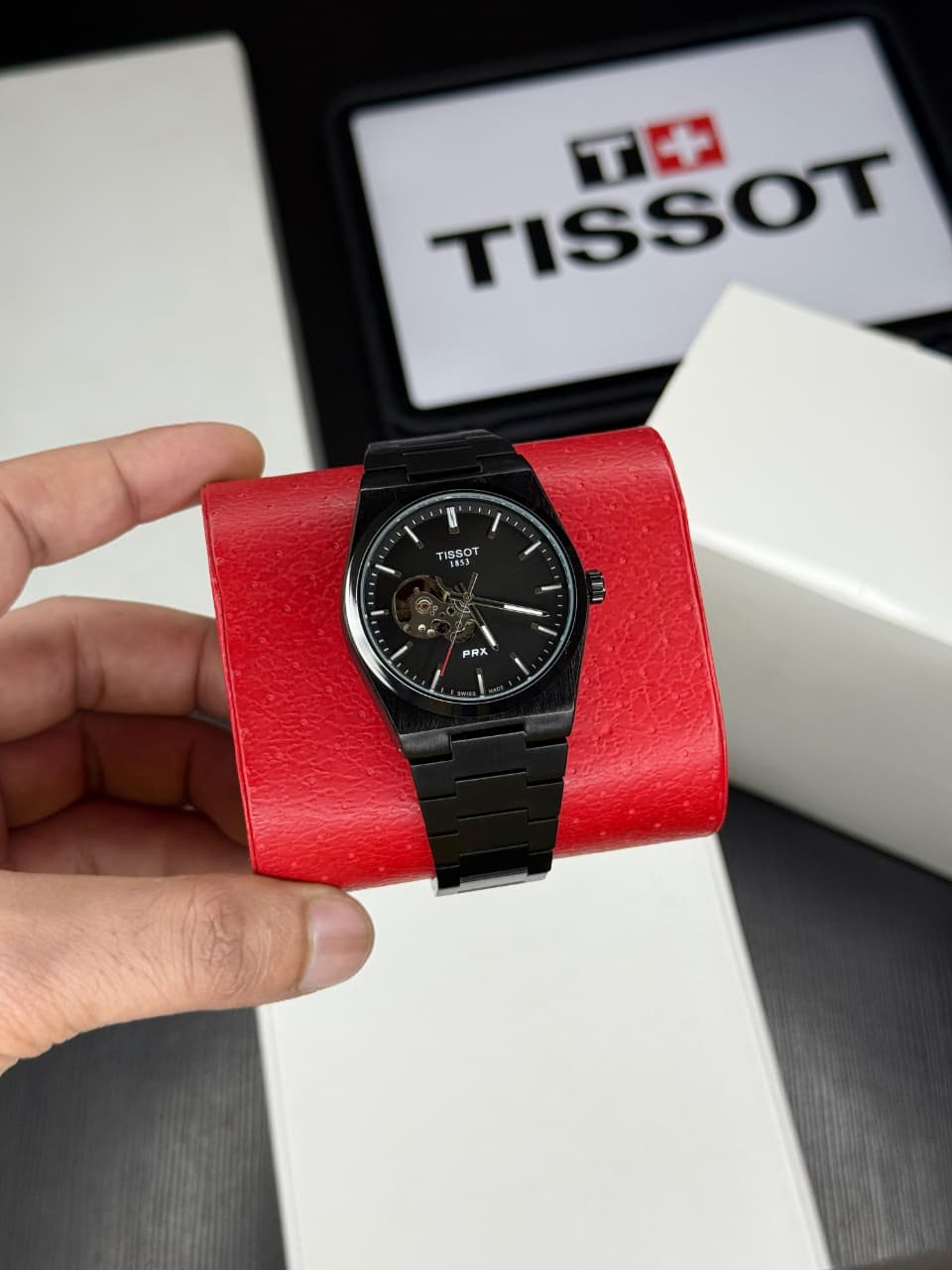 Full Black Automatic Metal Watch