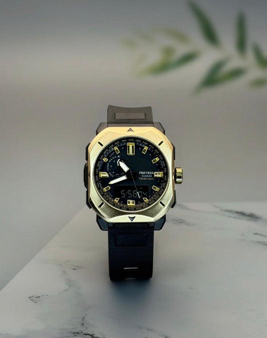 Black Gold Analog Watch